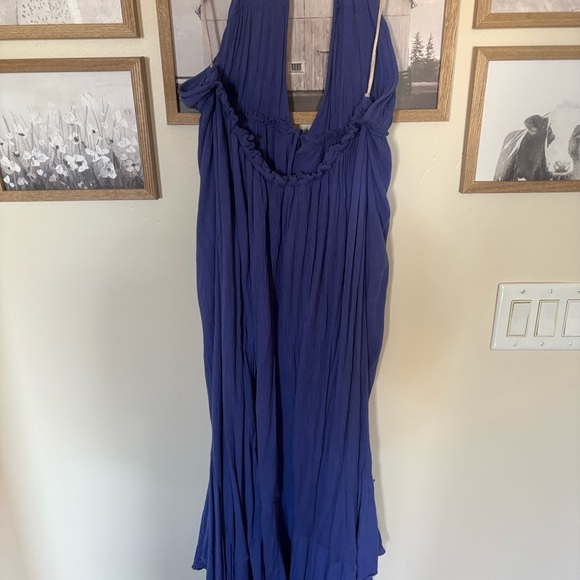 Free People Free-Est Showstopper Maxi Dress in Mystic Blue - Picture 7 of 7
